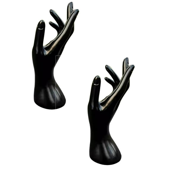 2Pcs Hand Jewelry Holder 21.5Cm/8.5Inch Female Mannequin Hand Model Jewelry Display Rack Bracelet Holder For Home Jewelry Store Desktop Ornament