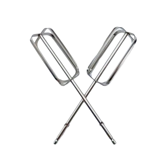 2Pcs Electric Food Mixer Heads Handheld Beater Heads Stainless Steel Eggs Mixer Accessories Eggs Beater Replacement Part