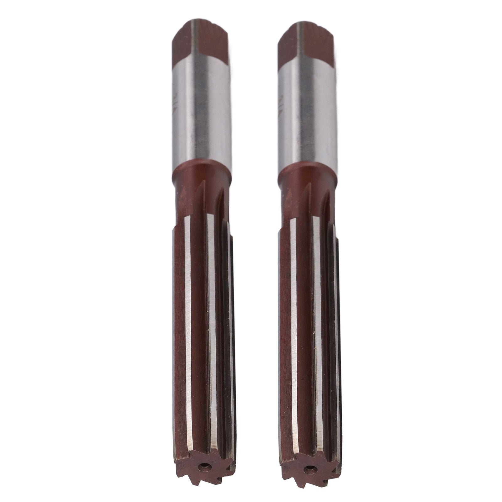 2Pcs Hand Reamer 6 Blades 3/4in 9SiCr Reaming Tool Set Kit for Plastic