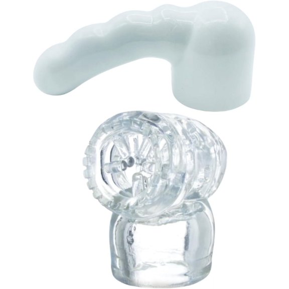2Pcs Handheld Electric Back Massage Attachments Accessories Hammer Shape Silicone Massager Tools