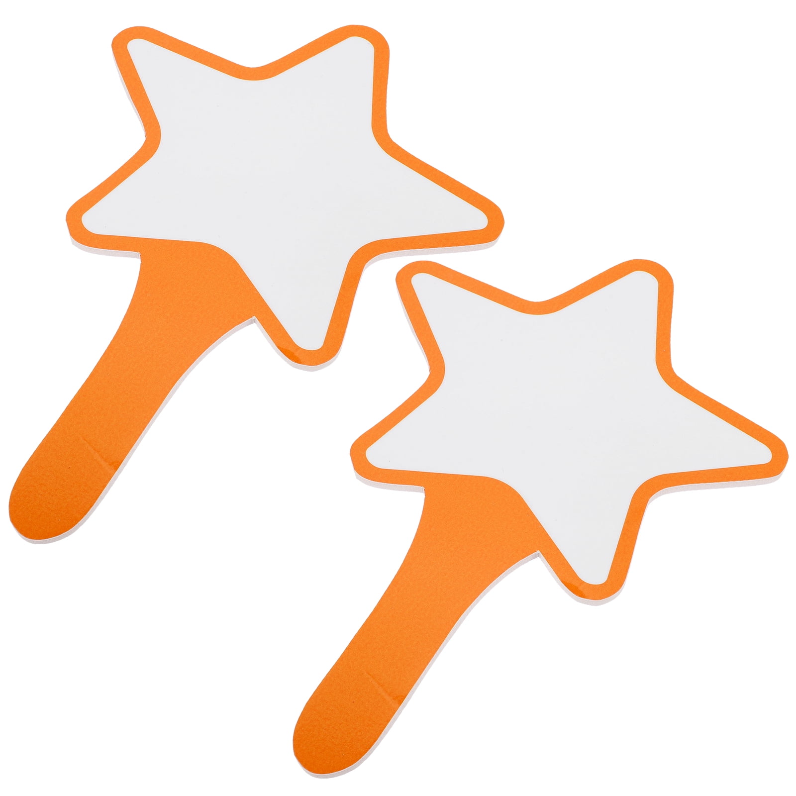 2Pcs Handheld White Boards Lovely Paddles Handheld Whiteboards Padding