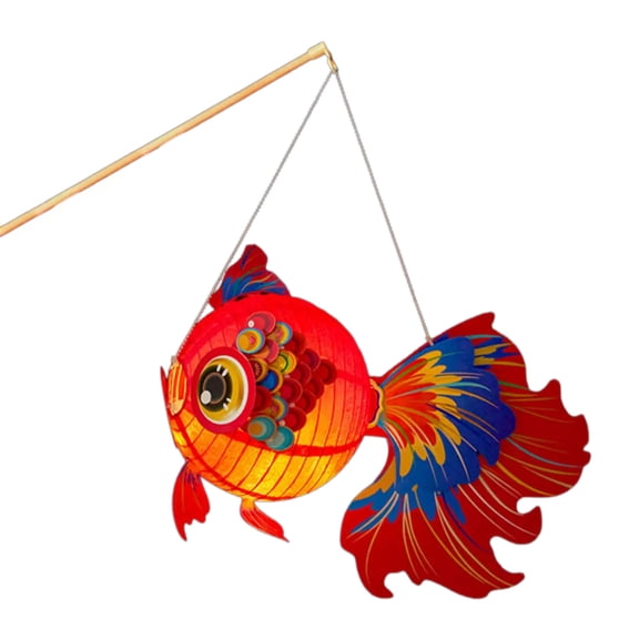 2Pcs Handmade Decorative Lamp Glowing Decoration for Middle Autumn Festival Indoor Outdoor Use Parties Supplies