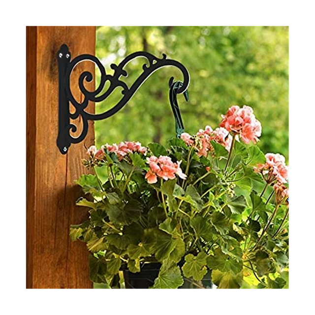 2Pcs Hanging Planter Brackets 12Inch ,Outdoor Hanging Brackets Wall