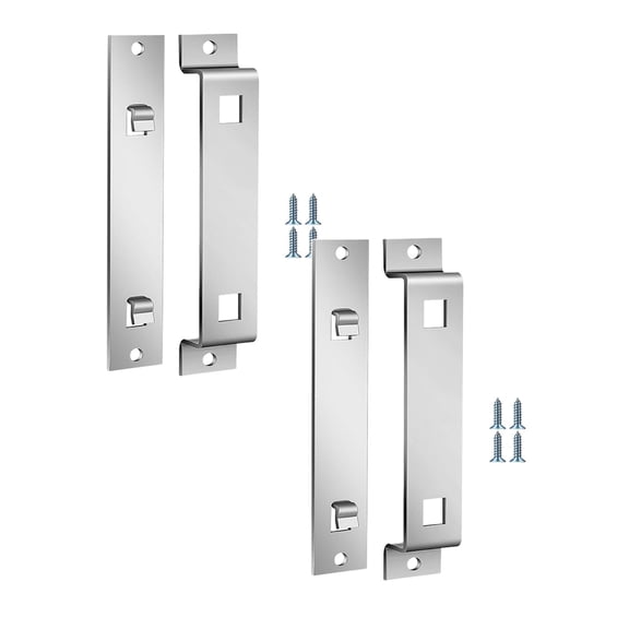 2Pcs Happy 2026 Stainless Steel Birdhouse Bracket Bracket Bird Feeder Mount Bird Nests Suitable for Cute Pets Happy 2026!