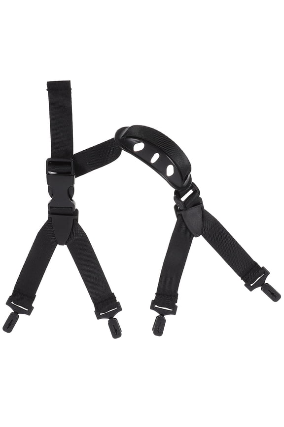 2Pcs Hard Hat Strap Nylon Black for Construction Workers Replacement