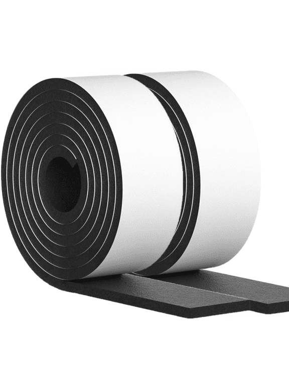2 Pcs Hat Tape Roll, 0.78in x 16.4ft Hard Hats Size Reducer Foam Filler - Cap Sizing Strip Insert - for Fedora, Baseball Caps, Pana, Straw, Cowboy, Western(Black)