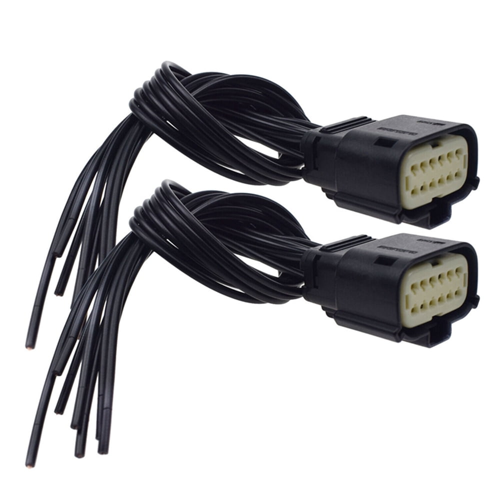 2Pcs Headlight Connector Pigtail Harness For Dodge Charger 2015-2018
