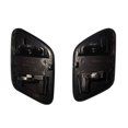 thumbnail image 1 of 2Pcs Headlight Washer Jet Cover for BMW X5 Engine Models Automobile Accessories, Plastic Black, 1 of 7