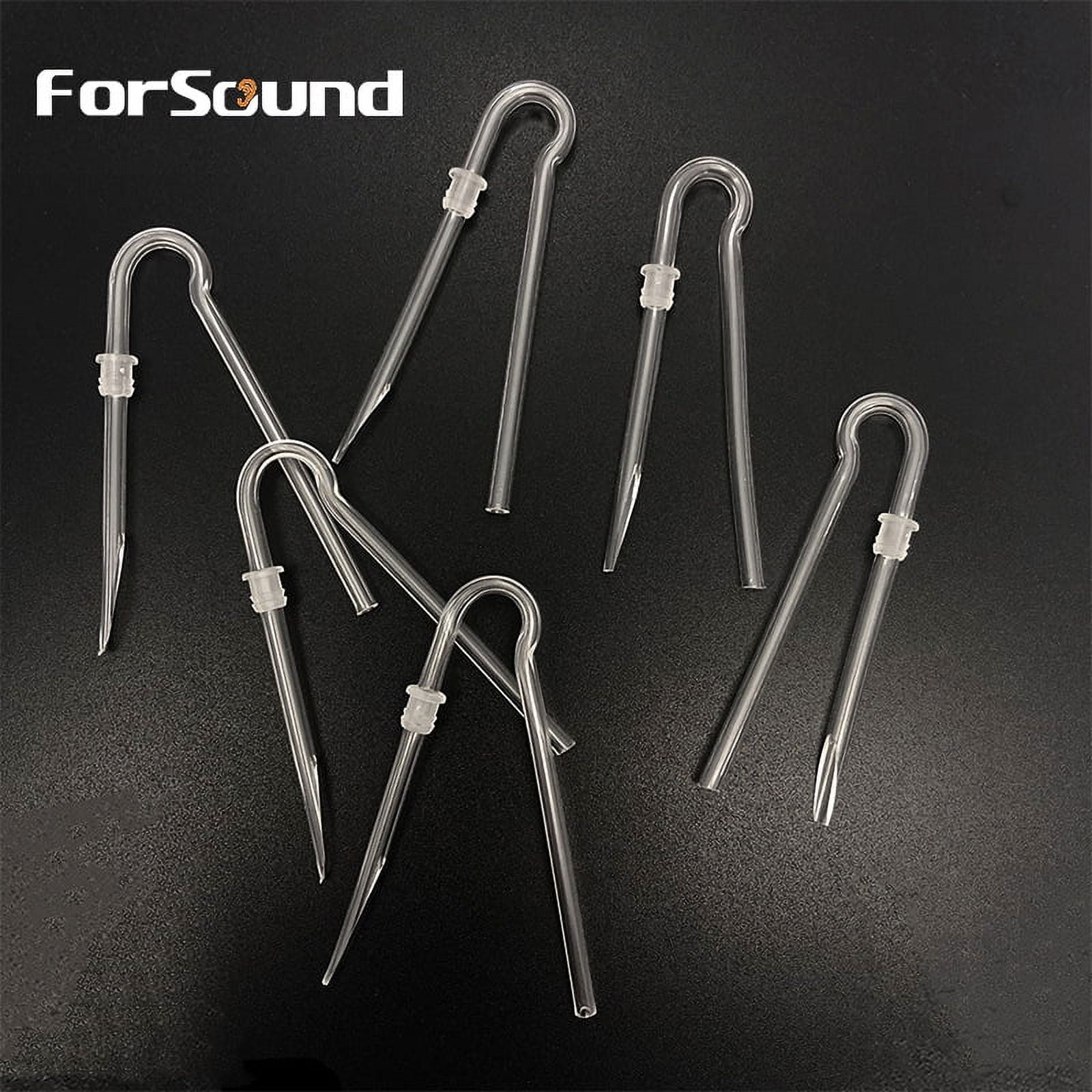 2Pcs Hearing Aid Tubes Earmold Hearing Aid Tubing Flexible Earmold