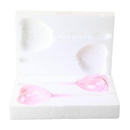 2Pcs Heart Plant Watering Globes Set Watering Globes for Indoor Plant Flowers Outdoor Plant Watering Bulb Dripper