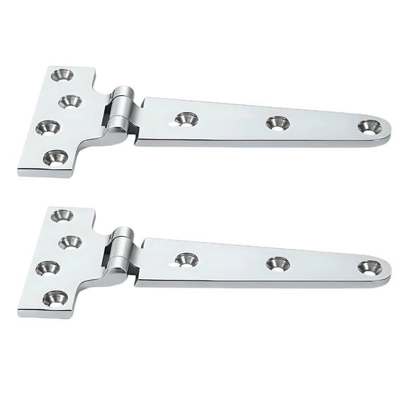 2Pcs Heavy Duty 316 Stainless Steel T Hinge For Marine Doors Rust-proof Easy Install Hinge