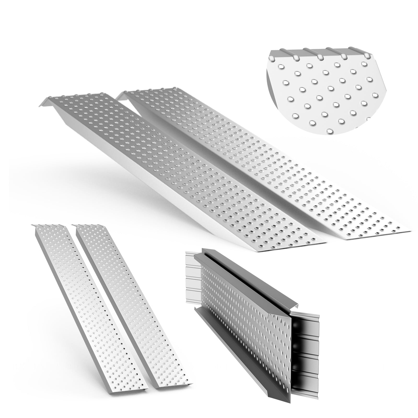 2Pcs Heavy Duty ATV Ramps,Shed Ramp,Trailer Ramps,Truck Ramps Loading ...