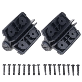 2Pcs Heavy Duty Auto Closing Gate Hinges, Adjustable Tension Spring Hinges Weatherproof with Caps Easy Install
