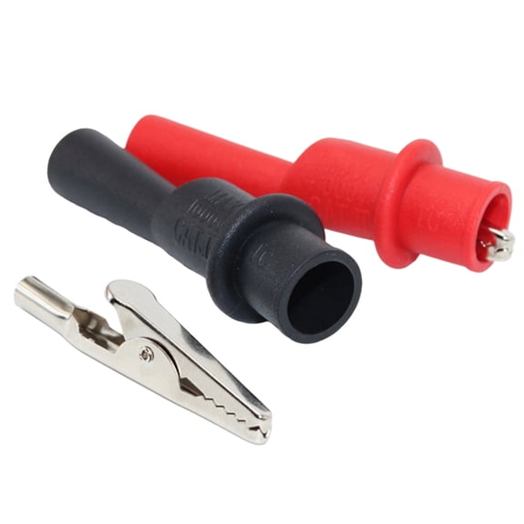 2Pcs Heavy Duty Clip Rubber Electrical Clamp Detachable Insulation for Multimeter Accessories