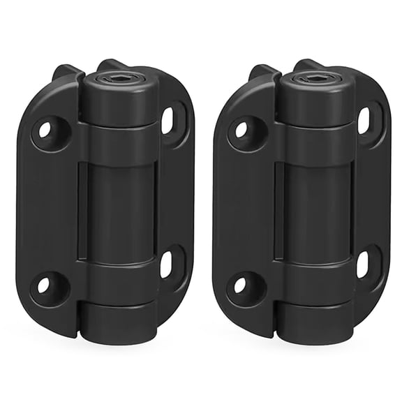 2Pcs Heavy Duty Damping Hinge Replacement Adjustable Tension Gate Hinges for Auto Closing Metal, Enduring