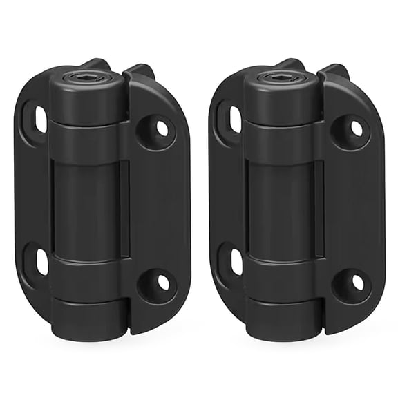 2Pcs Heavy Duty Damping Hinge Replacement Adjustable Tension Gate Hinges for Auto Closing Metal, Enduring