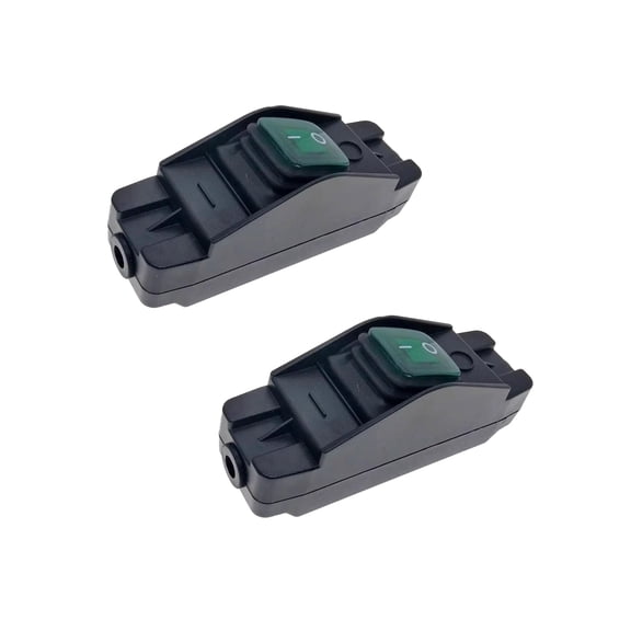 2Pcs Heavy Duty Large Current Inline Cable Rocker Switches Waterproof Inline Cord Switches with LED Indicators Fittings