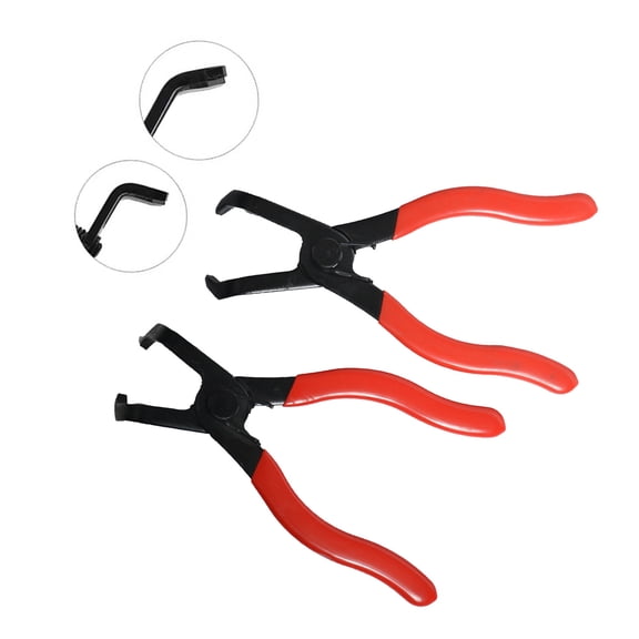 2Pcs Heavy Duty Metal Push Removal Pliers Retainer & Anchors Clip Remover Tool Tube Bundles Removal Repair Tool Enduring