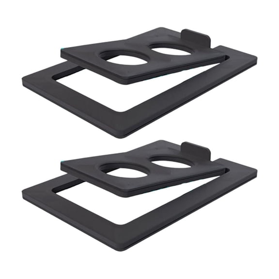 2Pcs Heavy Duty Metal Speaker Stands for 8 Inch Wireless Speakers Feature Nonslip Base Ensuring Secure Placement