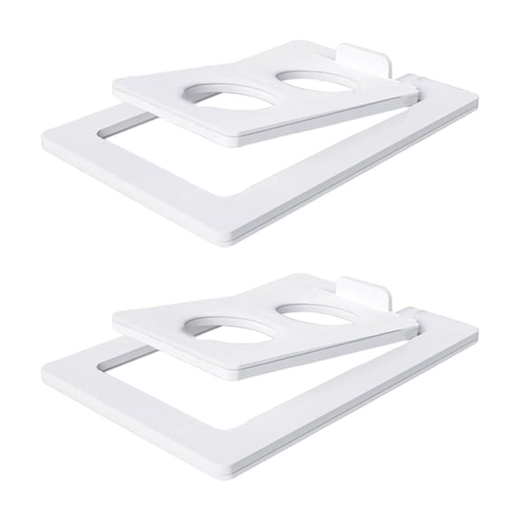 2Pcs Heavy Duty Metal Speaker Stands for 8 Inch Wireless Speakers Feature Nonslip Base Ensuring Secure Placement