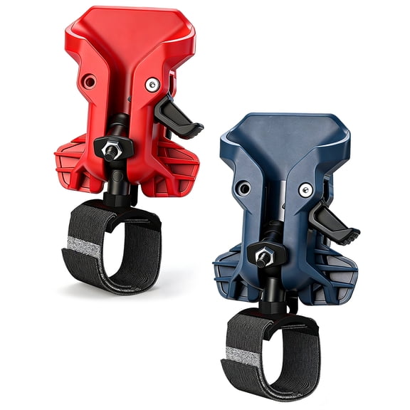 2Pcs Heavy Duty Power Tool Holsters With Auto Locking Mechanism And Secure Waist Mount For Drill Hammer