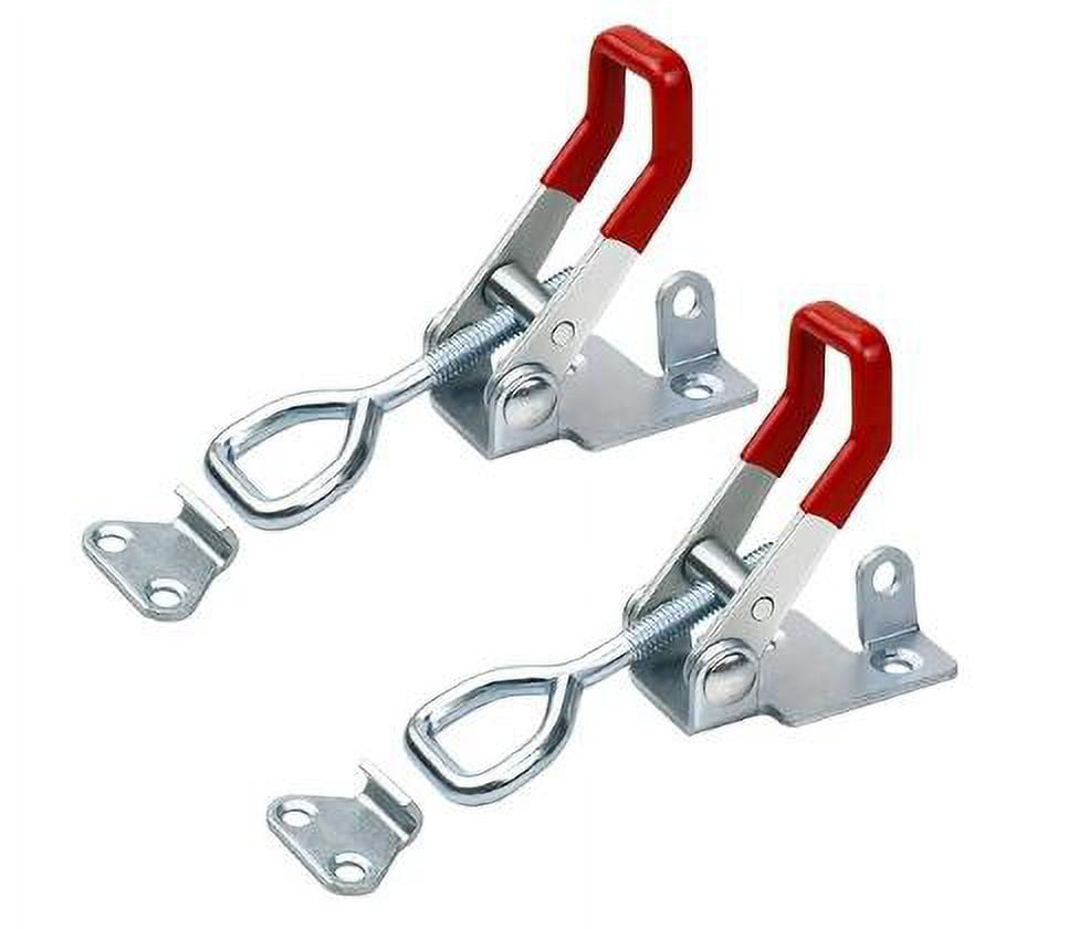2Pcs Heavy Duty Toggle Clamp Latch Adjustable Latch Hardware Pull Latch