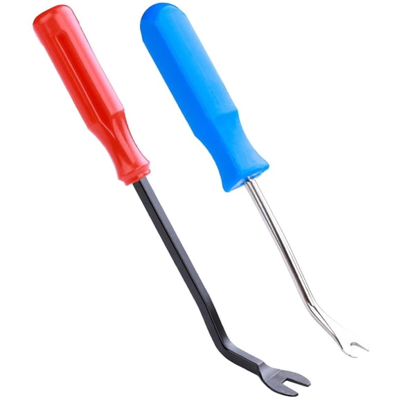 2Pcs Heavy Duty Upholstery and Construction Staple Remover with Tack Puller Tool, Nail Puller, Carpet Remover, for Removing All Kinds of Staples