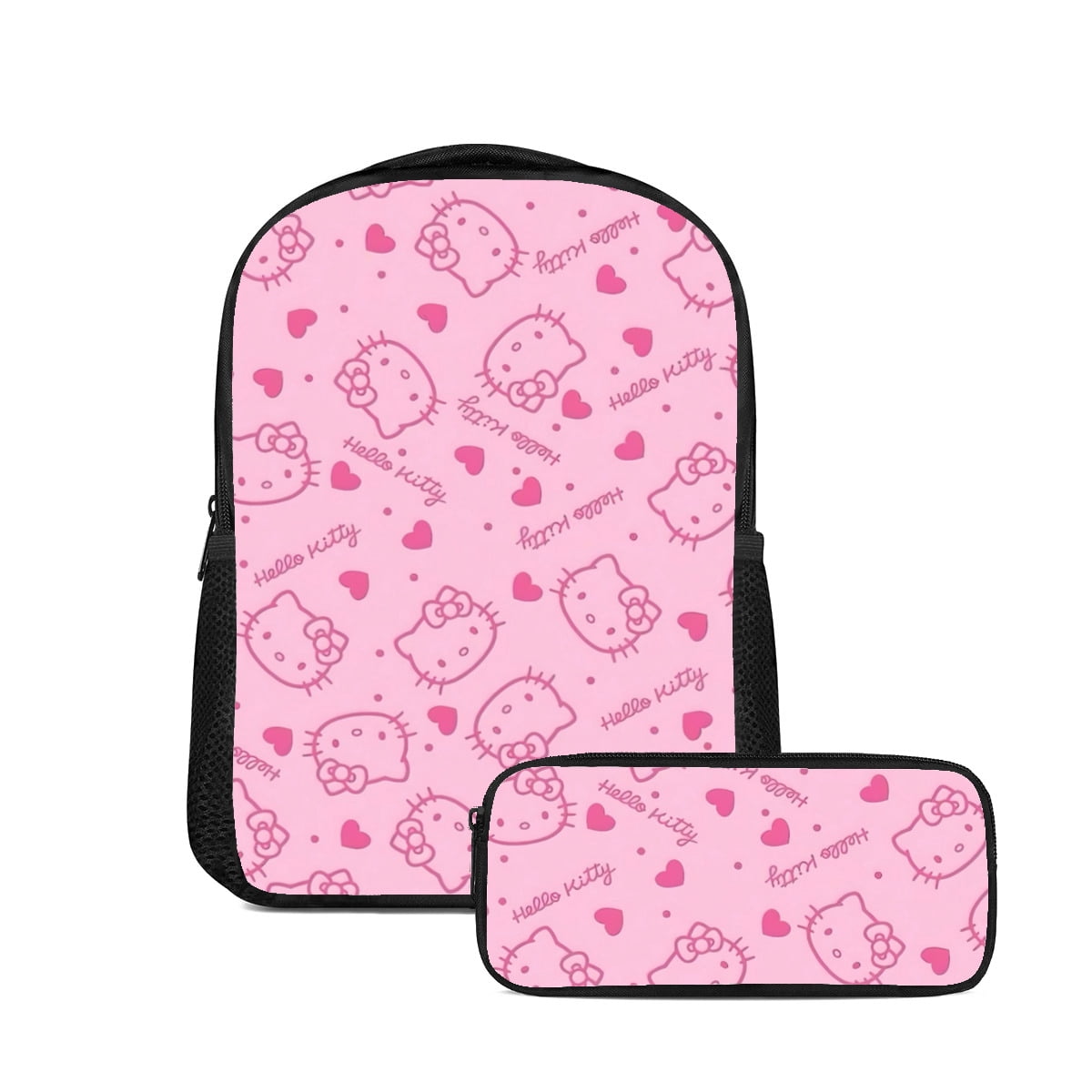 dino hello kitty backpack AI ACCESSORY INNOVATIONS Sanrio's for Girls, 16 Inch Cinnamoroll, Kawaii School Bag with Flip Sequins & 3D Molded Front Pocket, Blue functional and oh Green Backpack With Harness For