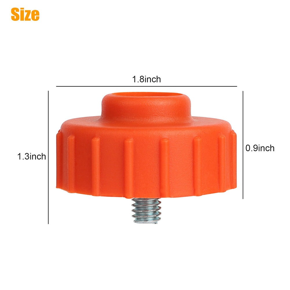 2Pcs Hex Aluminium Bump Knob String Trimmer Head Replace Part For Ryobi