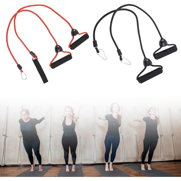 2Pcs High Elastic Stepper Pull Ropes Resistance Band Home Gym Equipment Workout & Exercise Band Hand Grip Rope Expander