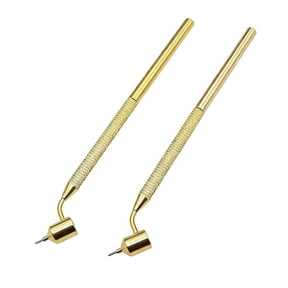 2Pcs High Performances Paint Applicators Aluminum Construction Detailing Fine Line Fluid Writer
