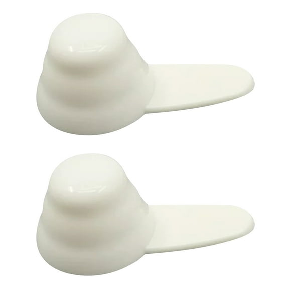 2Pcs High Toughness Coffee Scoop,Short Handle Measuring Spoons,Plastic Compact Scale Design Measuring Spoon,Scale Design Coffee Spoon, Food-Grade Plastic Scoop for Dry and Liquid(Z2-White)