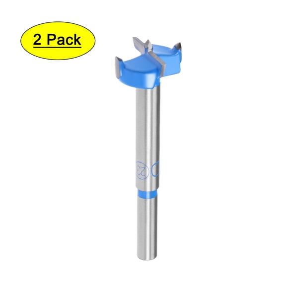 2Pcs Hinge Boring Forstner Drill Bit, 23mm Diameter, 7mm Shank