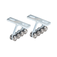 thumbnail image 1 of 2Pcs Hoist Trolley for PA200-1000 Electric Hoist, 8 Wheels Trolley Assembly for 1-5/8Inch Strut Channels, 1 of 8