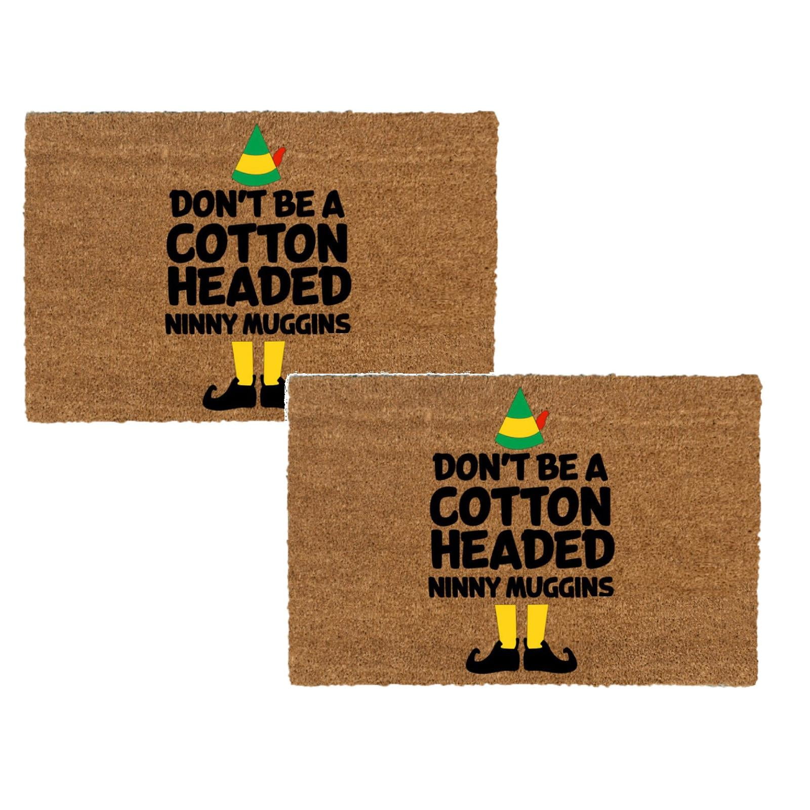 2PCS Home Matt For Front Door Christmas Doormat Personalized Front Door