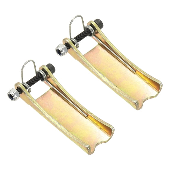 2Pcs Hook Safety Latch Kit, 2.5"x 1" Carbon Steel Towing Receiver Hitch Replacement for Clevis Truck Trailer Crane Towing Lifting Hook (0.1" Thick, 2 Ton)