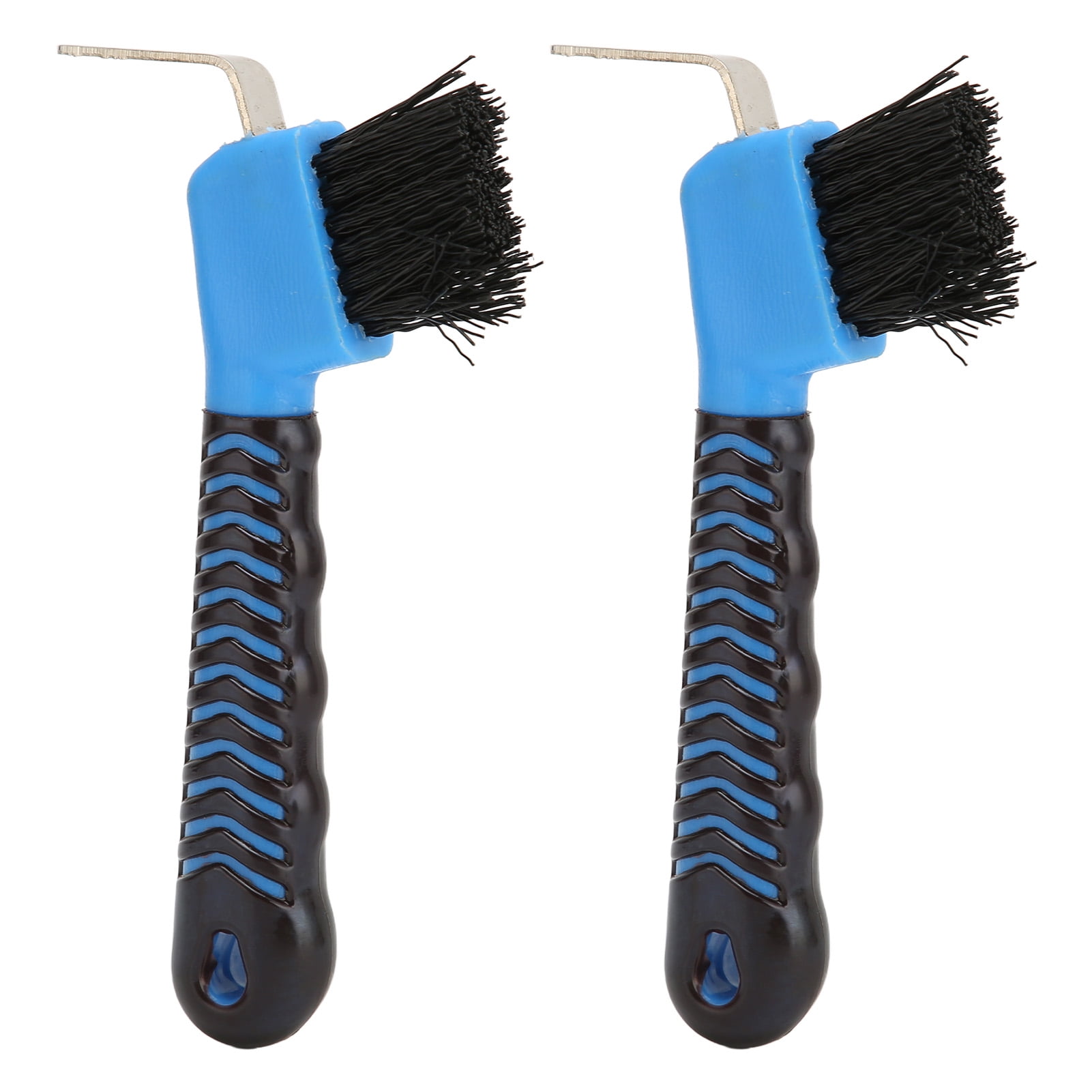 2Pcs Horse Hoof Pick Brushes Horse Hoof Cleaning Tool with Soft Touch