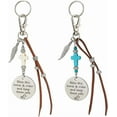 thumbnail image 1 of 2Pcs Horse Saddle and Bridle Charm Clip Bridle Saddle Riding Hanging Ornament Round Sign Leather Cord Pendant, 1 of 5