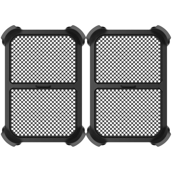 2Pcs Hot Air Fryer Splash Guards Silicone Grease Splash Guards Heat Resistant Anti Spatter Covers Easy to Clean for Heating