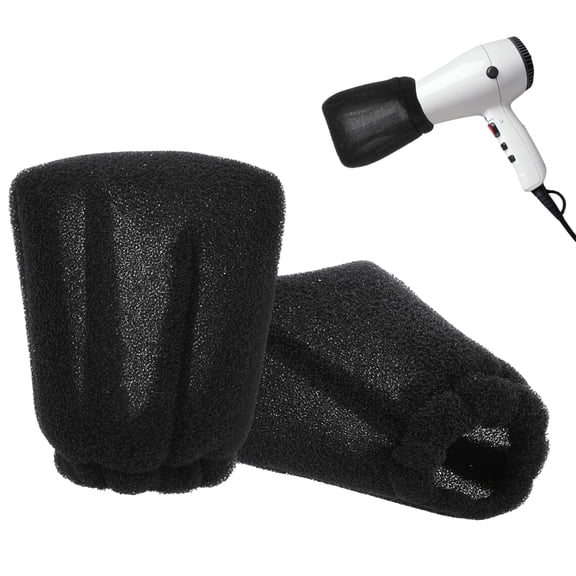 2Pcs Hot Sock Diffuser for Hair Dryer, Universal Sock Diffuser Cover Sponge Hair Dryer Diffuser Cover Portable Soft Curly Hair Diffuser Cap for Home Travel Hotel Hairstyling Accessories