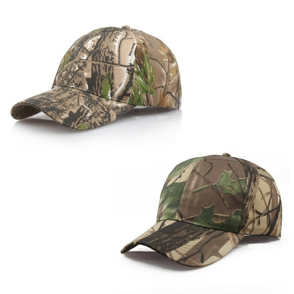 2Pcs Hunting Headwear  Camouflage Outdoor Sun Cap Hat