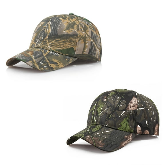 2Pcs Hunting Headwear  Camouflage Outdoor Sun Cap Hat