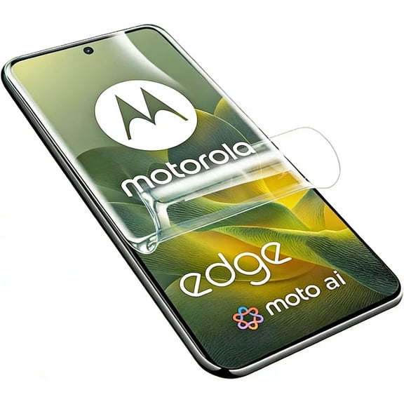 2Pcs Hydrogel Screen Protector for Motorola Edge 70, Upgraded Transparent Non-breakable TPU Screen Protector Film, HD Clear (Not Tempered Glass)