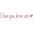 thumbnail image 1 of 2Pcs I Love You Driving Safe Mirror Sticker, Drive Safe I Love You Rearview Decal, I Love You Drive Safe Sticker, Rear View Mirror Decal, Car Stickers Decal U9Z0, 1 of 1