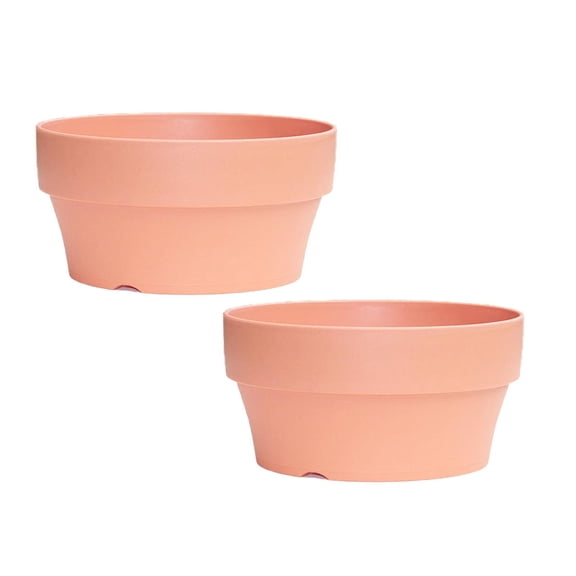 2Pcs Imitation Terracotta Pot For Succulent Planter With Hole Cactus Containers Indoor Garden Bonsai Pots Flower Pots