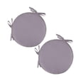 thumbnail image 1 of 2Pcs Indoor/Outdoor Chair Pads with Ties,Round Seat Cushions Garden Patio Home Cushions,Non- Stool Seat Pad 11.8X11.8" Happy 2026!, 1 of 5