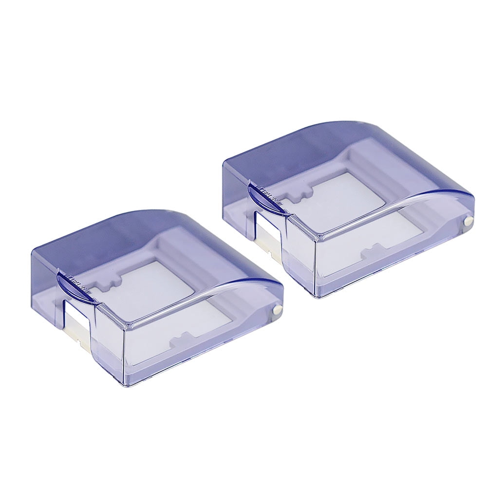 2Pcs Indoor Socket Protective Shells Waterproof Bathroom Kitchen