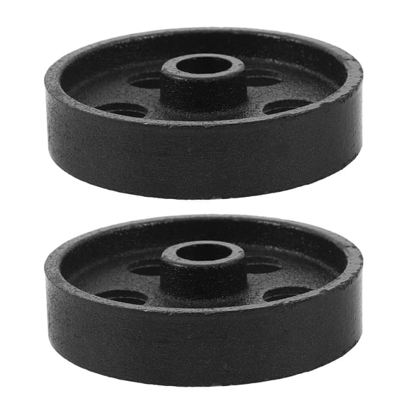 ELAYARD Set of 2 Mobility Wheels for Mechanical Floor Scale, Wear-Resistant Iron Construction, Smooth and Easy