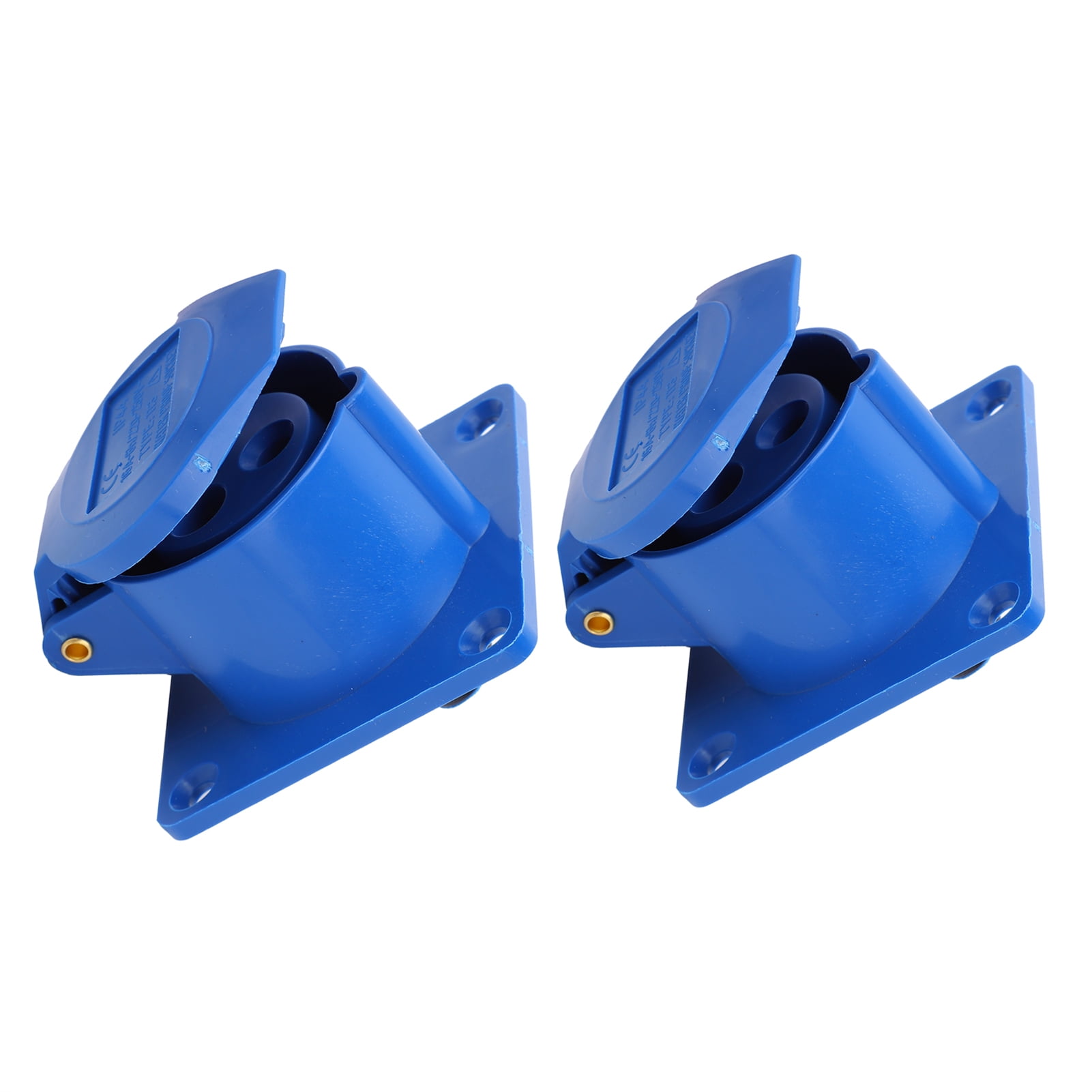 Neyseki 2Pcs Industrial Power Socket SinglePhase 3Pin ExplosionProof Waterproof 16A 3 Hole 220250V