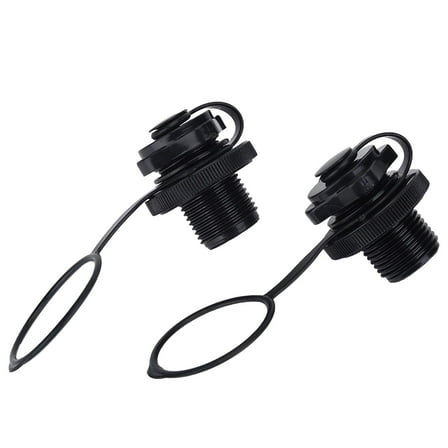 2Pcs Inflatable Boat Inflatable Boat Spiral Air Plug Air Mattress Kayak Plug Replacement Screw Air For Rubber Dinghy Pool Airbeds
